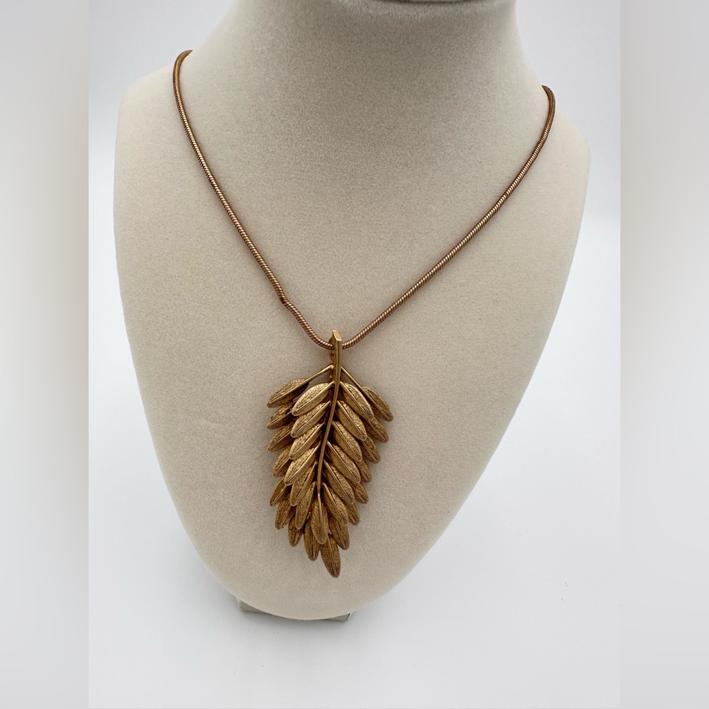 Loren Hope Gold Leaf Necklace
